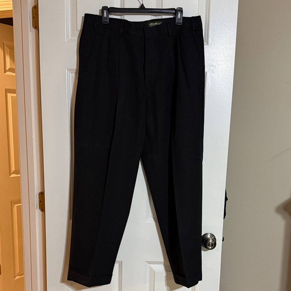 Eddie Bauer Classic Black Men's Dress Pants
